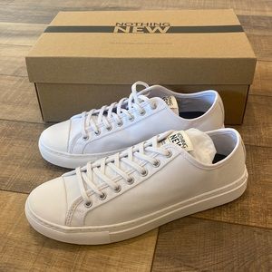 Nothing New white low top sneakers